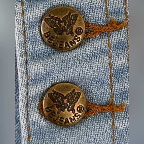 Y2k BB jeans shorts high waisted, L (junior) = Adult S - Picture 7 of 16